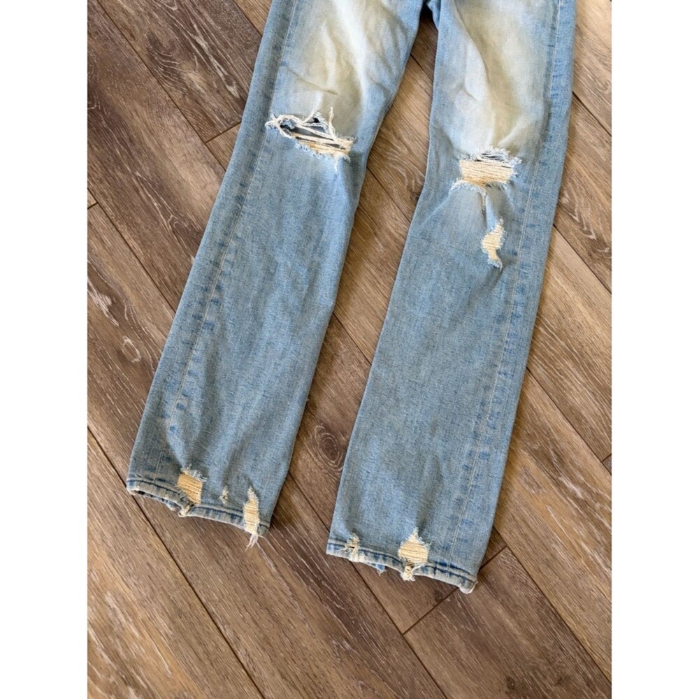 MOTHER Superior High Waisted Rider Skimp Straight Leg Jeans: The Confession - Picture 11 of 15
